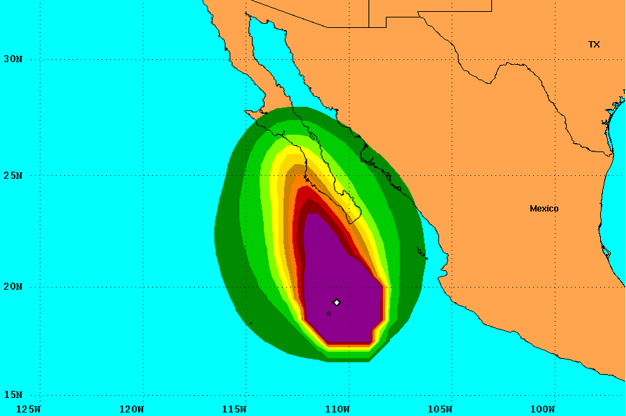 Hurricane Blanca June 7 2015